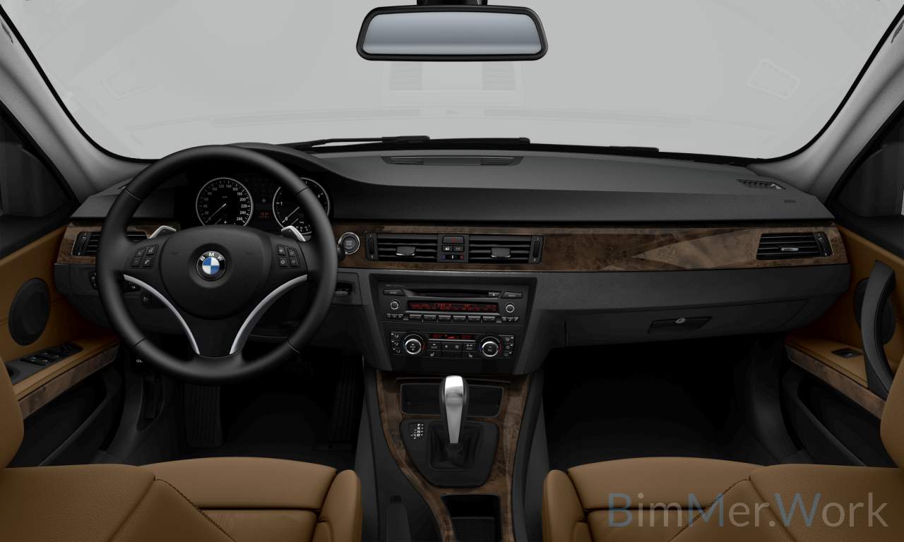 Interior of BMW 328i (Touring (5 Doors)), VIN WBAUT9C55BA191557