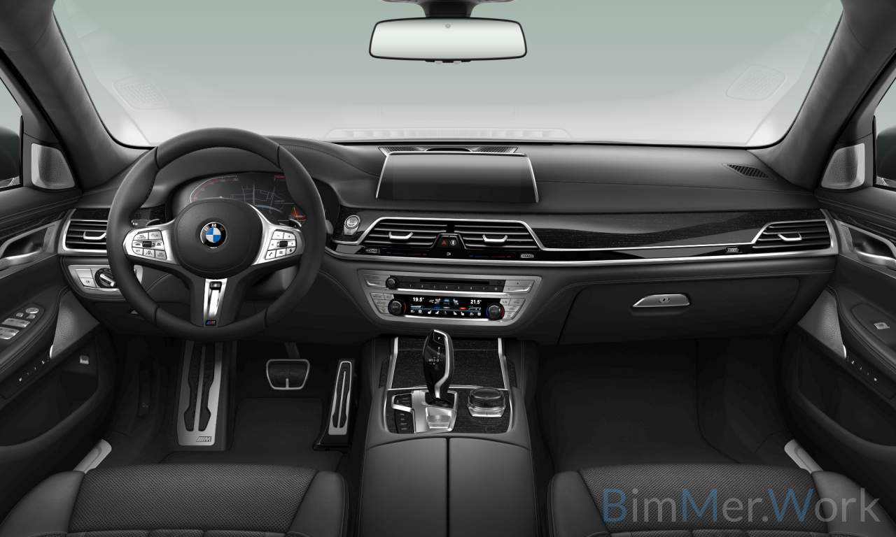 Interior of BMW 750i xDrive (Sedan (4 Doors)), VIN WBA7R81080CK90873
